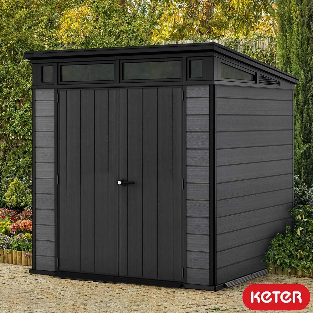 Keter Cortina Shed 7 x 7ft - Grey - Image 2