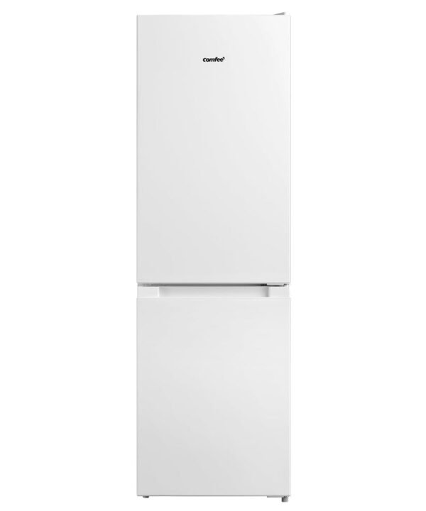 COMFEE' Freestanding Fridge Freezer 174 Litre RCB169WH2(E) Low Frost Fridge with Reversible Door Hinge - Energy Saving LED lights & Adjustable thermostat – Low Noise- White
