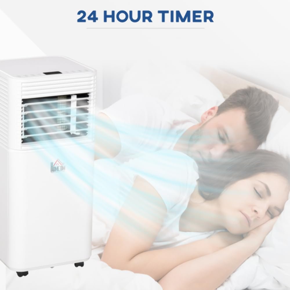 9000 BTU Portable Air Conditioner with Dehumidifier, Sleep Mode, Remote Control & Window Kit - Image 9