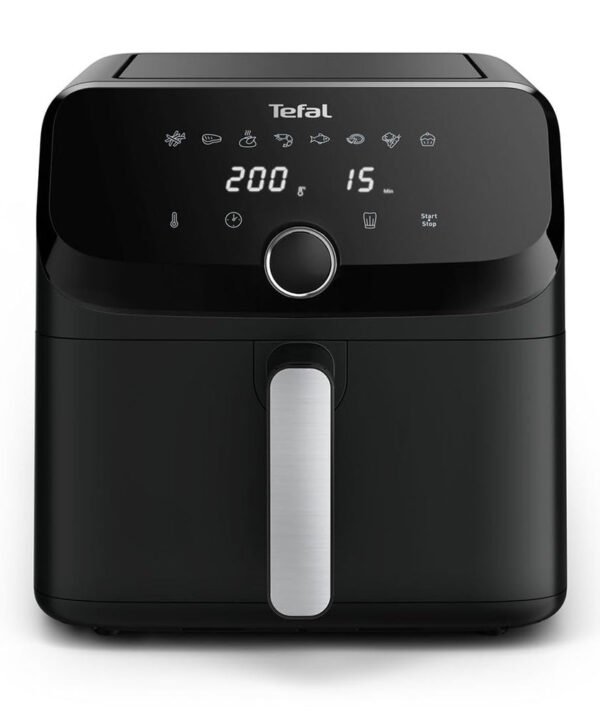 Tefal Easy Fry Mega Air Fryer, 7.5L Capacity (Serves Up to 8), 8 Preset Cooking Programs