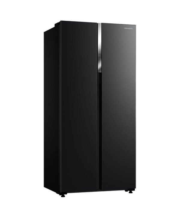 Cookology CSBS460BK 177.5cm Freestanding American Side-by-Side Fridge Freezer in Black