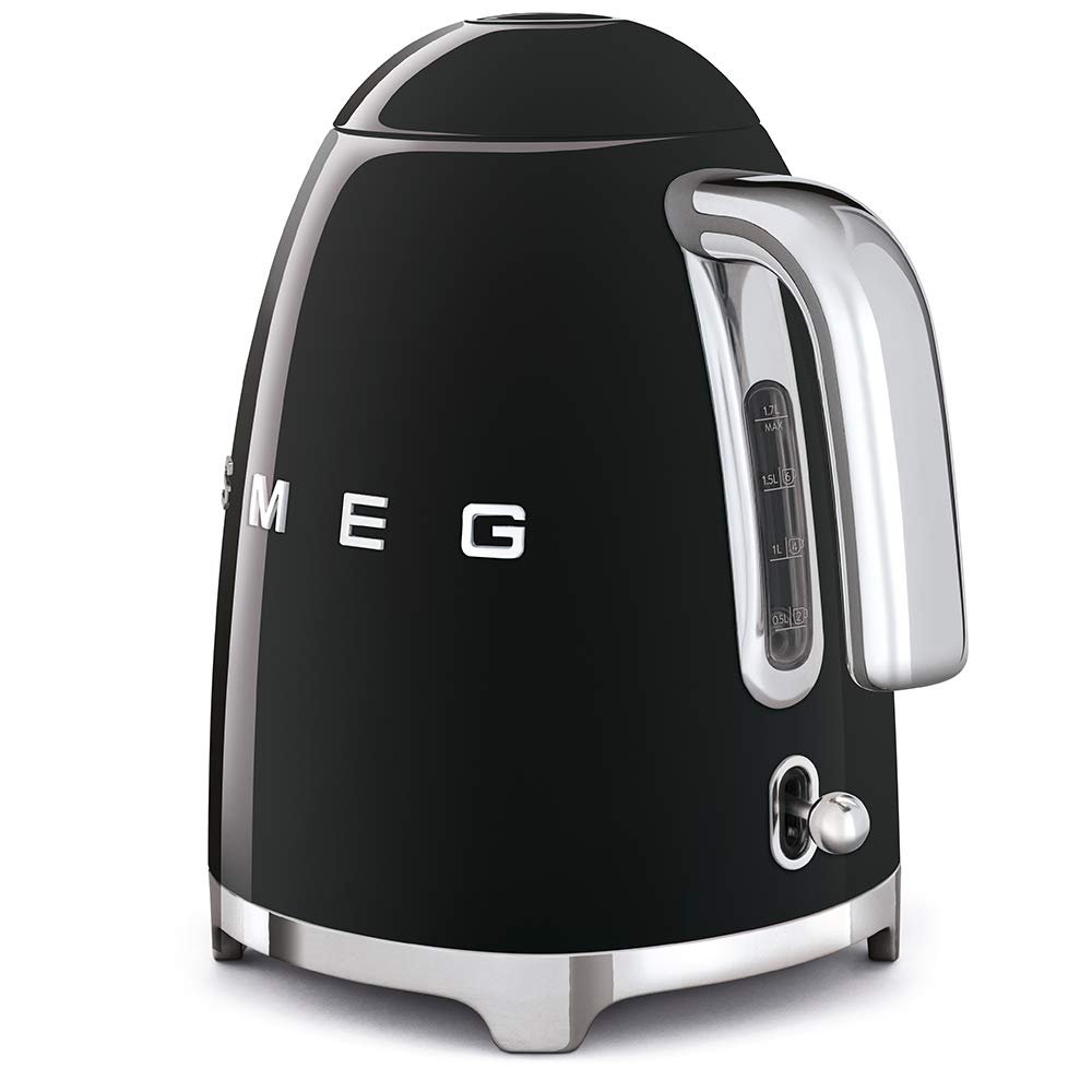 Smeg KLF03BLUK Retro Style Kettle - Black - Image 3