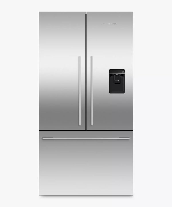 569L French Door Freestanding Fridge Freezer, Stainless Steel, Frost Free, E Energy Rating