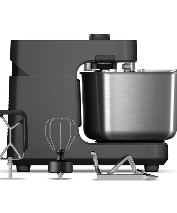 Spiral Mixer 7.3L 58 Speeds Dough Hook Beater Whisk Charcoal Grey
