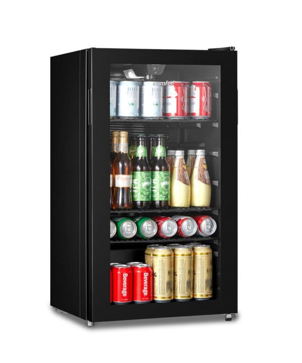 COMFEE' RCZ99BG2(E) Under Counter Beer & Drinks Fridge-93L Capacity,Holds up to 115 Cans