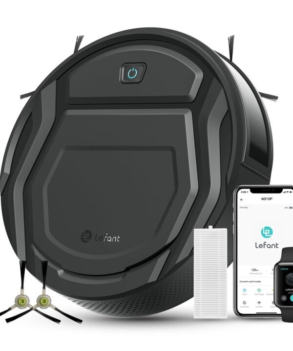 Robot Vacuum And Mop 5000Pa Carpet Boost 120 Min Black