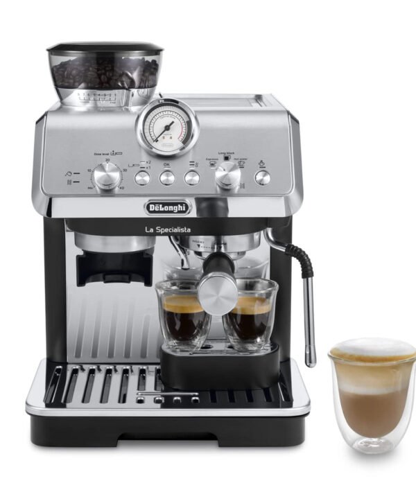 De'Longhi La Specialista Metal Barista Pump Espresso Machine, Bean to Cup Coffee