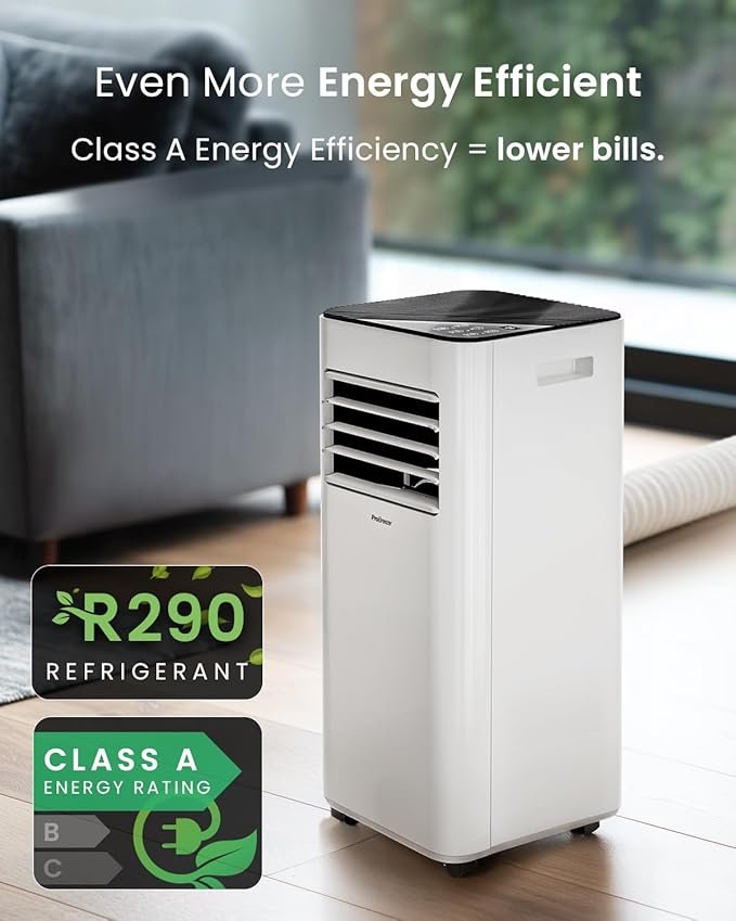 7000 BTU Portable Air Conditioner with Cooling, Dehumidifier, Fan, Sleep Mode & Remote Control - Image 2
