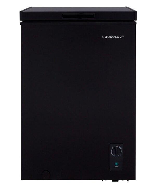Cookology CCFZ99BK Freestanding Chest Freezer in Black - 99 Litre Capacity - For Kitchens