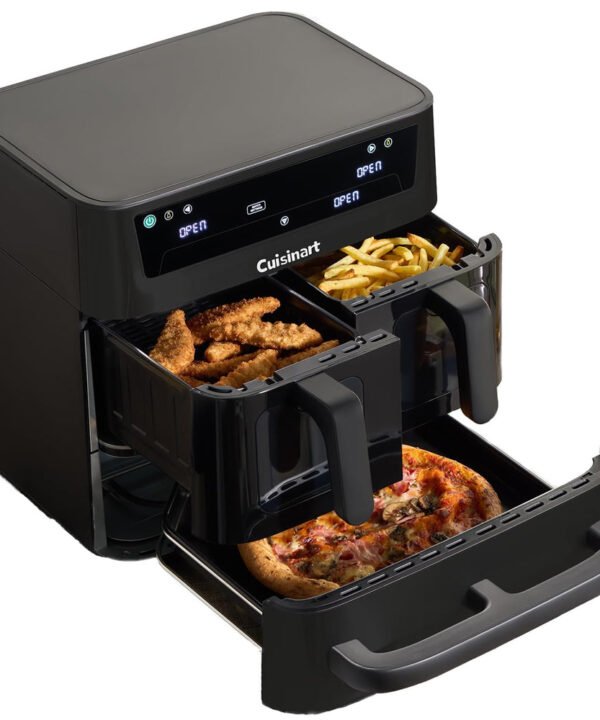 Cuisinart Tri Zone 13.6L Air Fryer & Oven | PFAS-Free | XXXL capacity | 3 Independent Cooking Zones