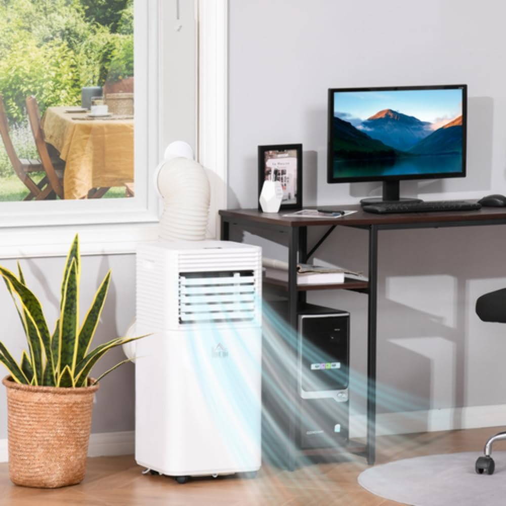 9000 BTU Portable Air Conditioner with Dehumidifier, Sleep Mode, Remote Control & Window Kit - Image 2