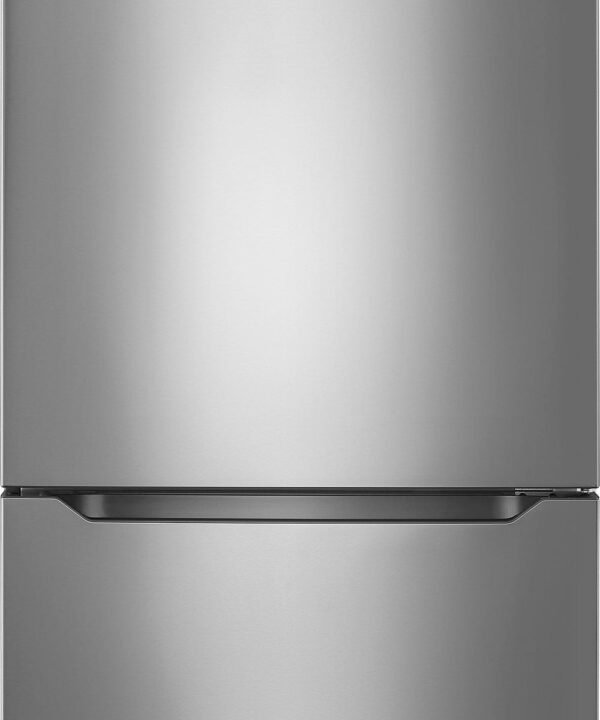 Insignia™ - 11.5 Cu. Ft. Bottom Mount Refrigerator with ENERGY STAR Certification - Stainless Steel
