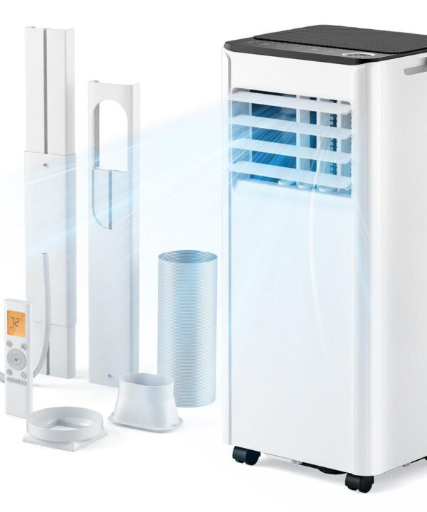 Air Conditioning Unit - Portable Air Conditioner 9000 BTU, 4-in-1 Energy Efficient Cooling & Dehumidifier, Quiet Operation