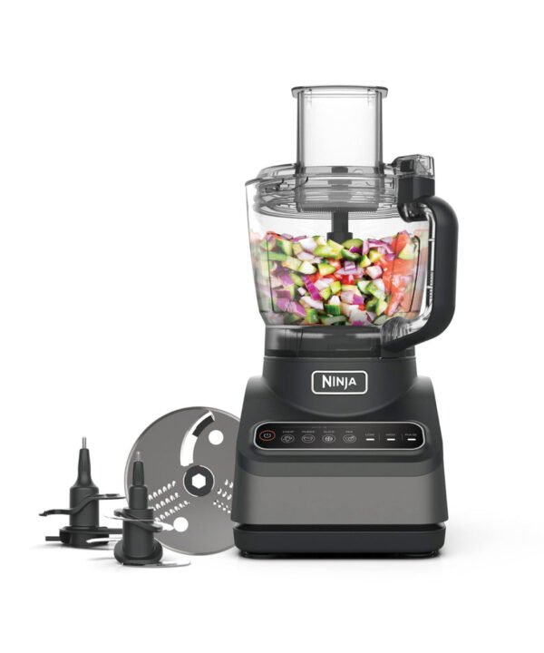 Ninja Food Processor with 4 Automatic Programs; Chop, Puree, Slice, Mix, and 3 Manual Speeds, 2.1L Bowl