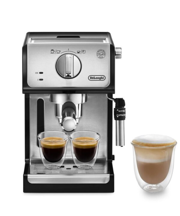 De'Longhi ECP35.31Traditional Barista Pump Espresso Machine, Coffee and Cappuccino Maker, Black