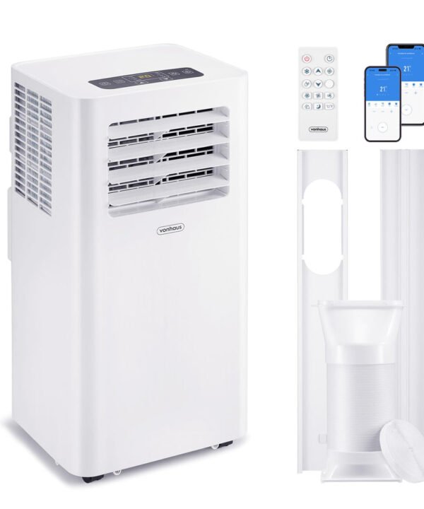 12000 BTU Smart Portable Air Conditioner with WiFi, Remote Control & 4-in-1 Modes