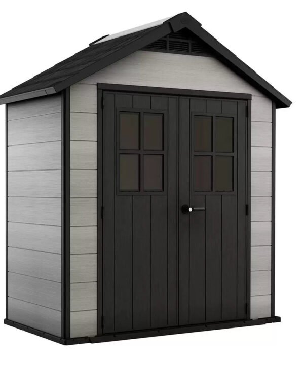Keter Oakland Shed 7.5 x 4ft - Grey