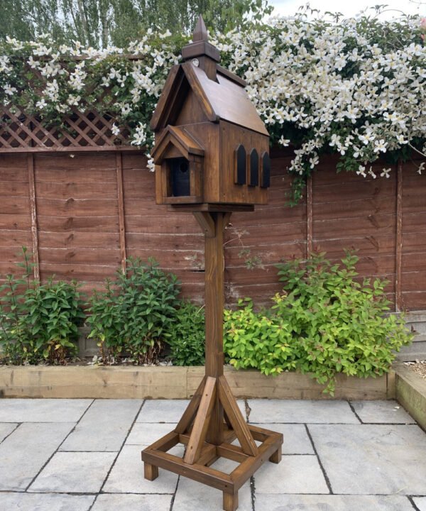 The Church Birdhouse Stand