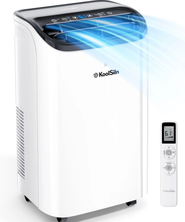 14000 BTU Portable Air Conditioner with Cooling, Dehumidifier, Fan, Sleep Mode & Remote Control