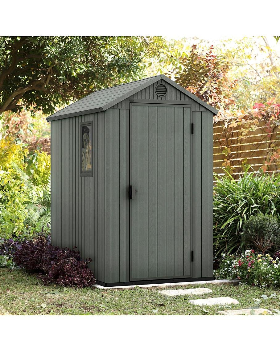 Keter Darwin 6 x 4ft Shed - Green - Image 2