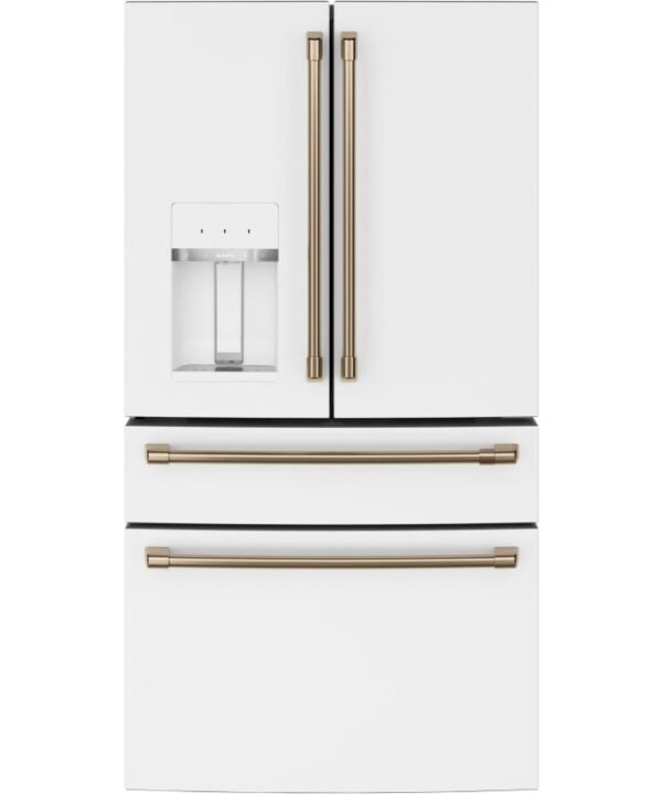Cafe 36 Inch Wide 27.8 Cu. Ft. Energy Star Rated French Door Refrigerator with Convertible Drawer