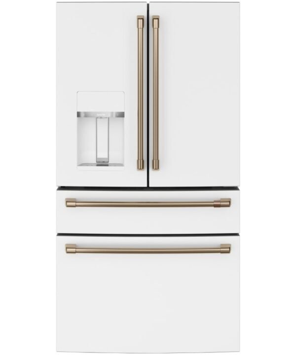 Cafe 36 Inch Wide 22.3 Cu. Ft. Smart Counter-Depth 4-Door French-Door Refrigerator