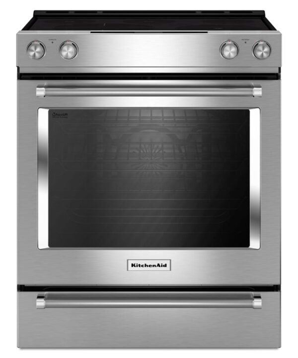 KitchenAid 30 Inch Wide 6.4 Cu. Ft. Slide-In Electric Range with 5 Cooking Elements